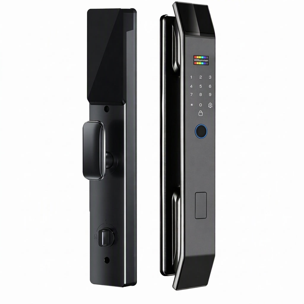 🔐 50% Rabatt! 🚪Smartes Türschloss mit Fingerabdruck, Gesichtserkennung & Fernzugriff