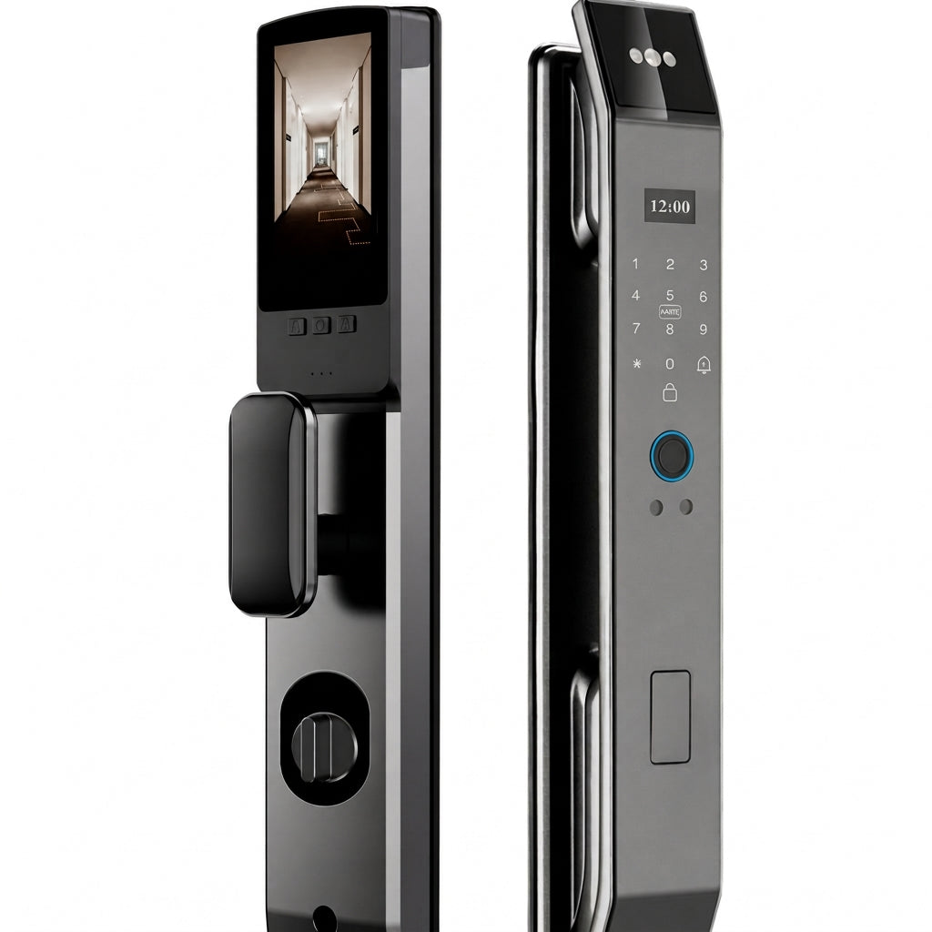 🔐 50% Rabatt! 🚪Smartes Türschloss mit Fingerabdruck, Gesichtserkennung & Fernzugriff