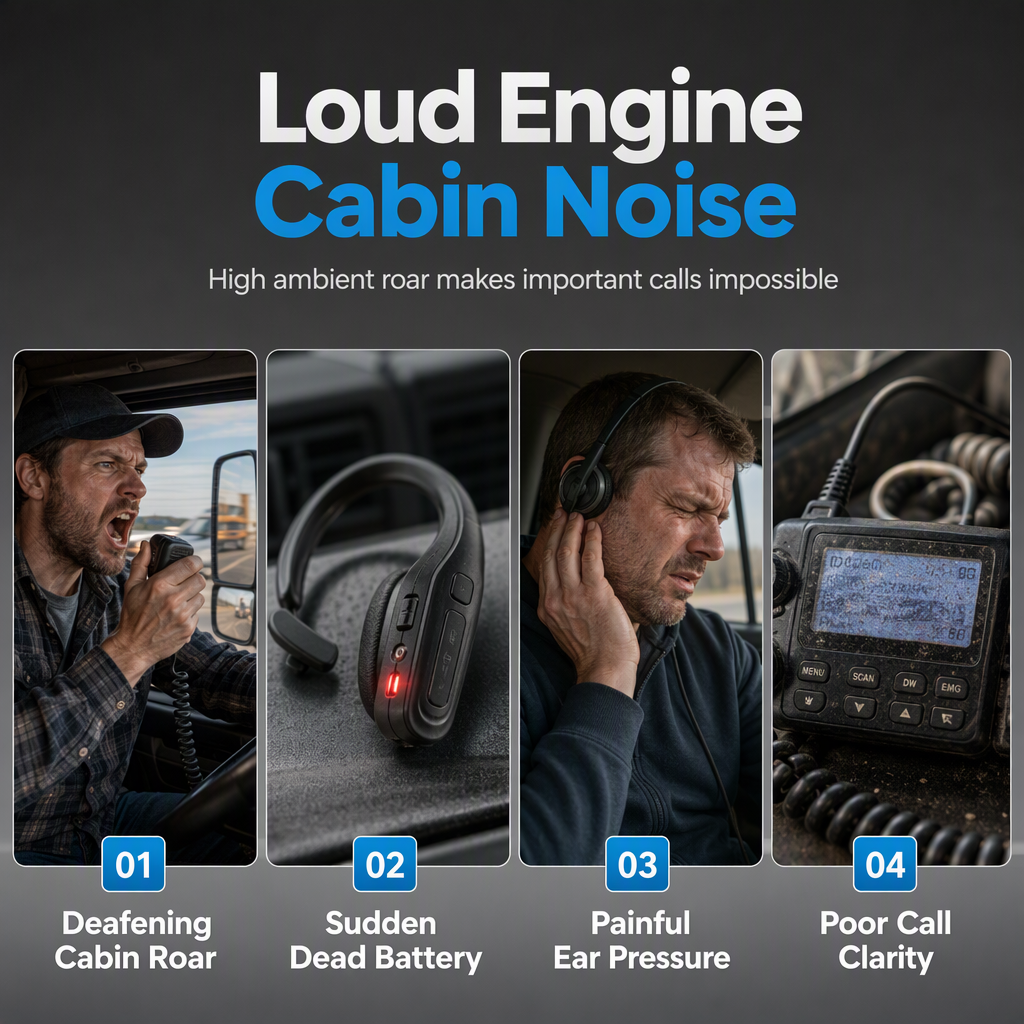 🔥Early Black Friday – Deals starten jetzt!💰🚚 LKW-Bluetooth-Headset mit ENC & Bügelmikrofon – 78 h Akkulaufzeit, leicht & komfortabel