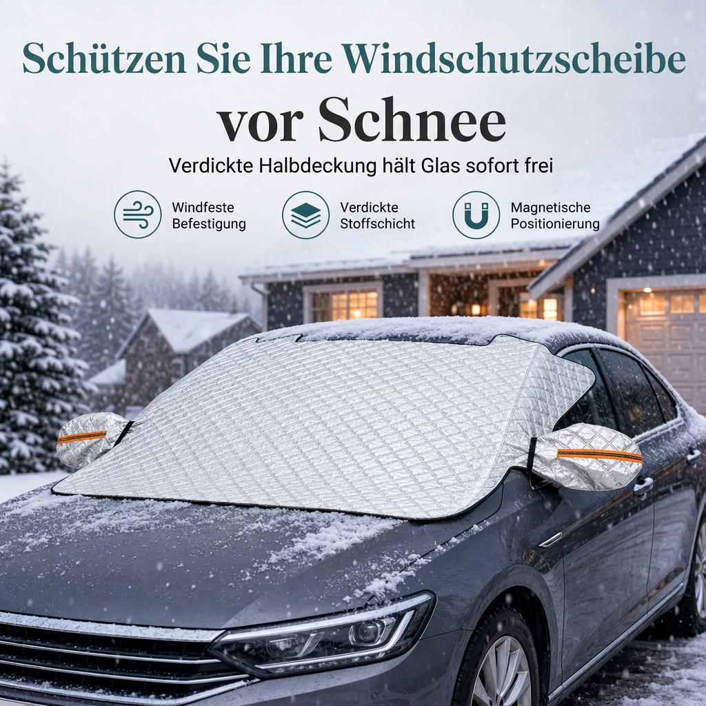 ⏳50% RABATT! ❄️ Magnetische Frontscheibenabdeckung – verdickt, wasserdicht & schützt vor Schnee, Eis & Frost