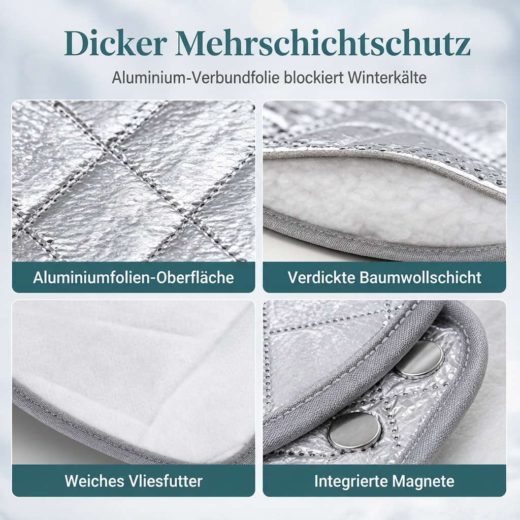 ⏳50% RABATT! ❄️ Magnetische Frontscheibenabdeckung – verdickt, wasserdicht & schützt vor Schnee, Eis & Frost