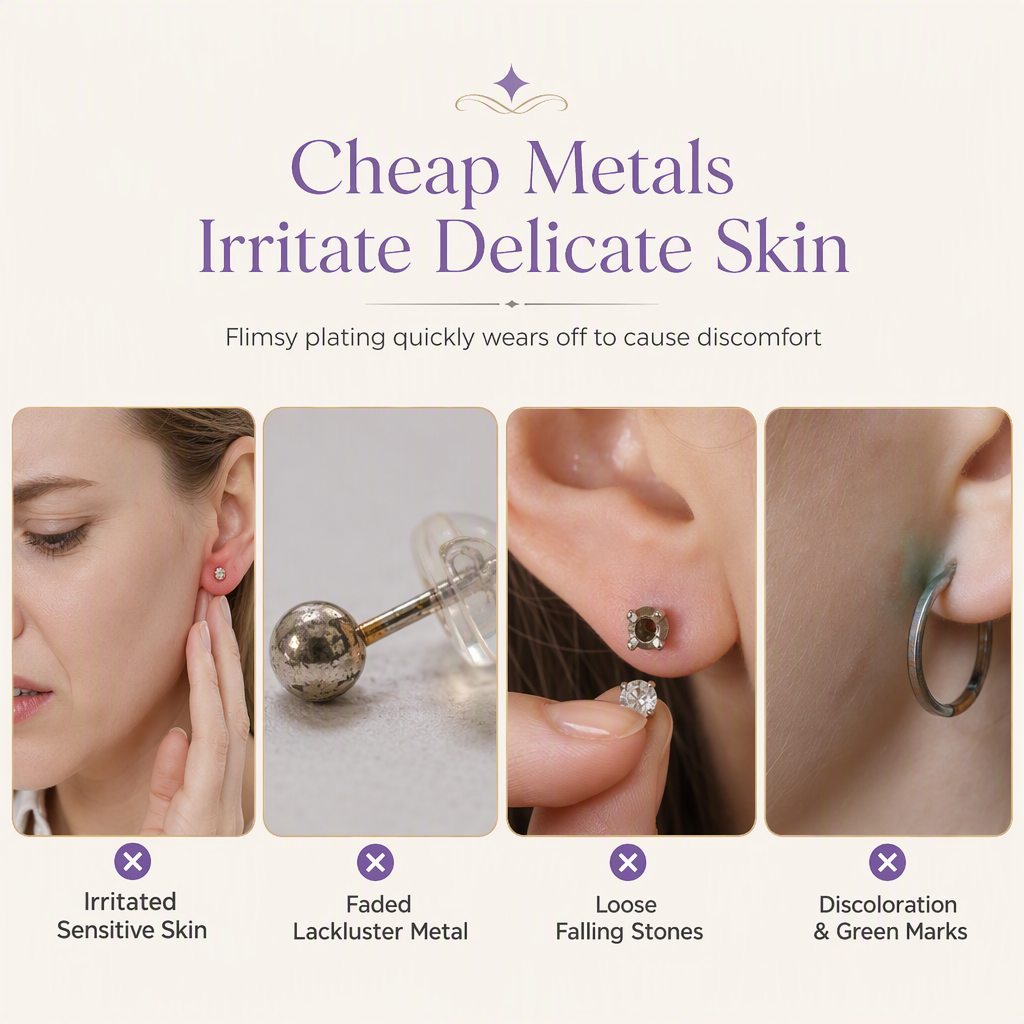 ✨ 50 % Rabatt! 🦋 Ein Hauch von Eleganz – Funkelndes Schmetterling-Schmuckset mit violetten Zirkonia