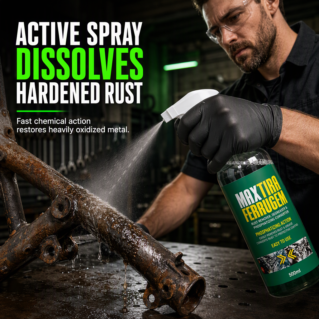🛡️ 50 % Rabatt ! 🔧 3-in-1 Rostumwandler & Phosphatierer – entfernt Öl & Rost, bildet dauerhafte Schutzschicht zum Sprühen & Streichen