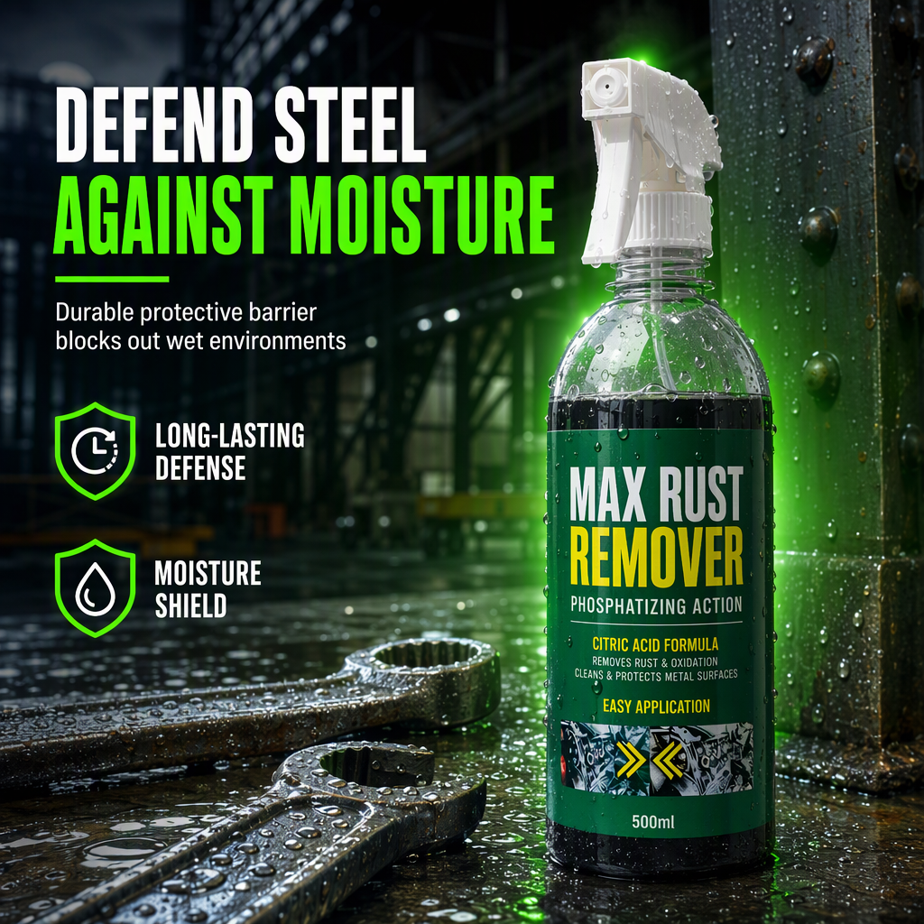🛡️ 50 % Rabatt ! 🔧 3-in-1 Rostumwandler & Phosphatierer – entfernt Öl & Rost, bildet dauerhafte Schutzschicht zum Sprühen & Streichen