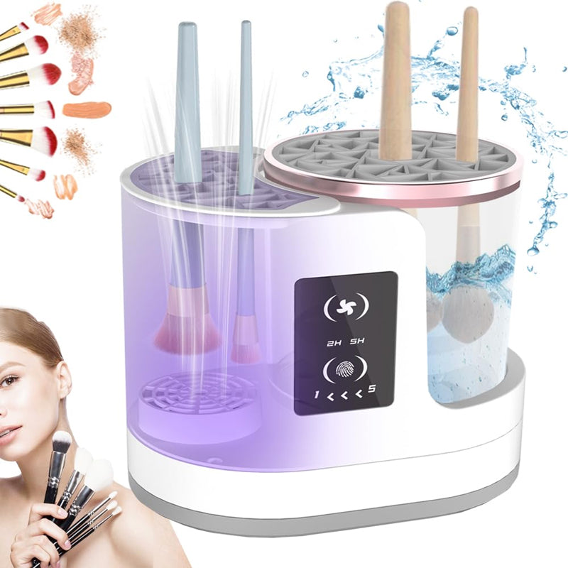 ⏳Zeitlich begrenztes Angebot⏳ 3 in 1 elektrischer Make-up-Pinselreiniger
