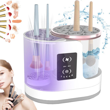 ⏳Zeitlich begrenztes Angebot⏳ 3 in 1 elektrischer Make-up-Pinselreiniger