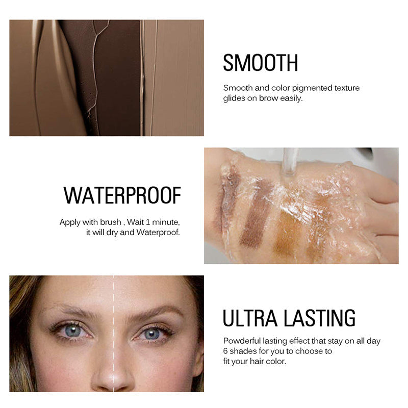 ✨3D Augenbrauen-Creme – wasserfest, wischfest & langanhaltend für perfekt definierte Brauen