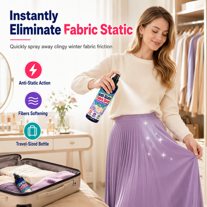 ✨ 50% RABATT!👕🧴Antistatik-Spray für Kleidung – reduziert statische Aufladung bei Hemden, Hosen & Hüten