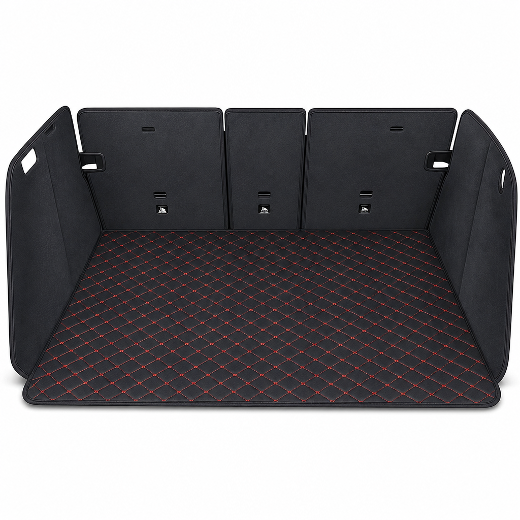 ⏰ NUR FÜR KURZE ZEIT: 50% RABATT🚗 Universal Kofferraummatte aus PVC-Leder 100x70 cm – leicht zu reinigen, für Limousinen & SUVs