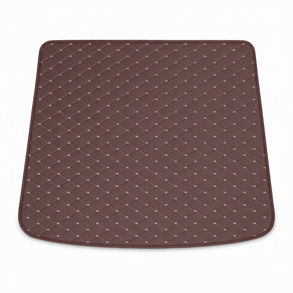⏰ NUR FÜR KURZE ZEIT: 50% RABATT🚗 Universal Kofferraummatte aus PVC-Leder 100x70 cm – leicht zu reinigen, für Limousinen & SUVs