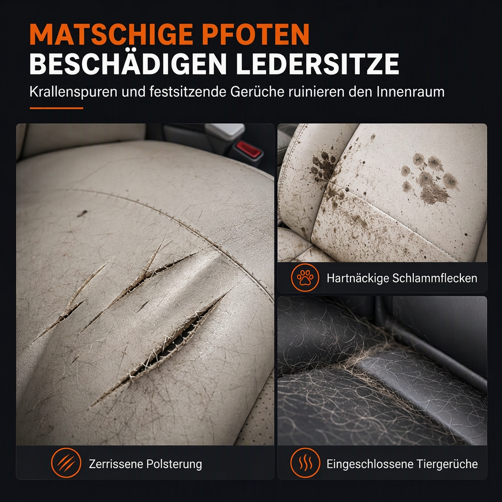 🐶 Nur für kurze Zeit! Wasserdichte Hundedecke für die Rückbank – schützt Autositze vor Schmutz & Nässe