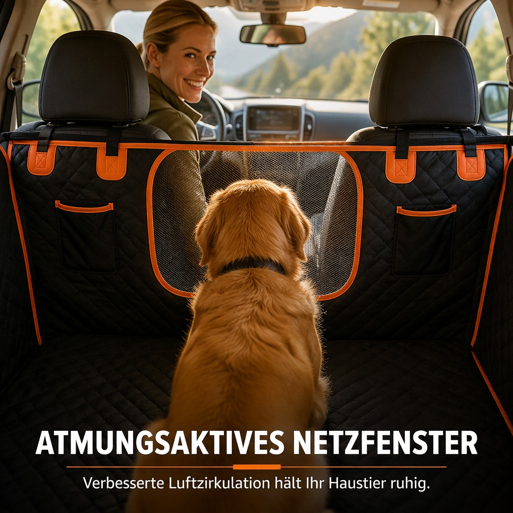 🐶 Nur für kurze Zeit! Wasserdichte Hundedecke für die Rückbank – schützt Autositze vor Schmutz & Nässe