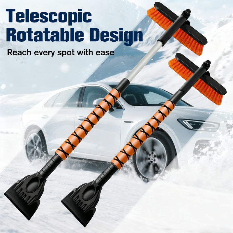 ⏰ 50% RABATT!❄️ Multifunktionaler Auto-Schneebesen – ausziehbar, drehbar, abnehmbar & lackschonend🚗