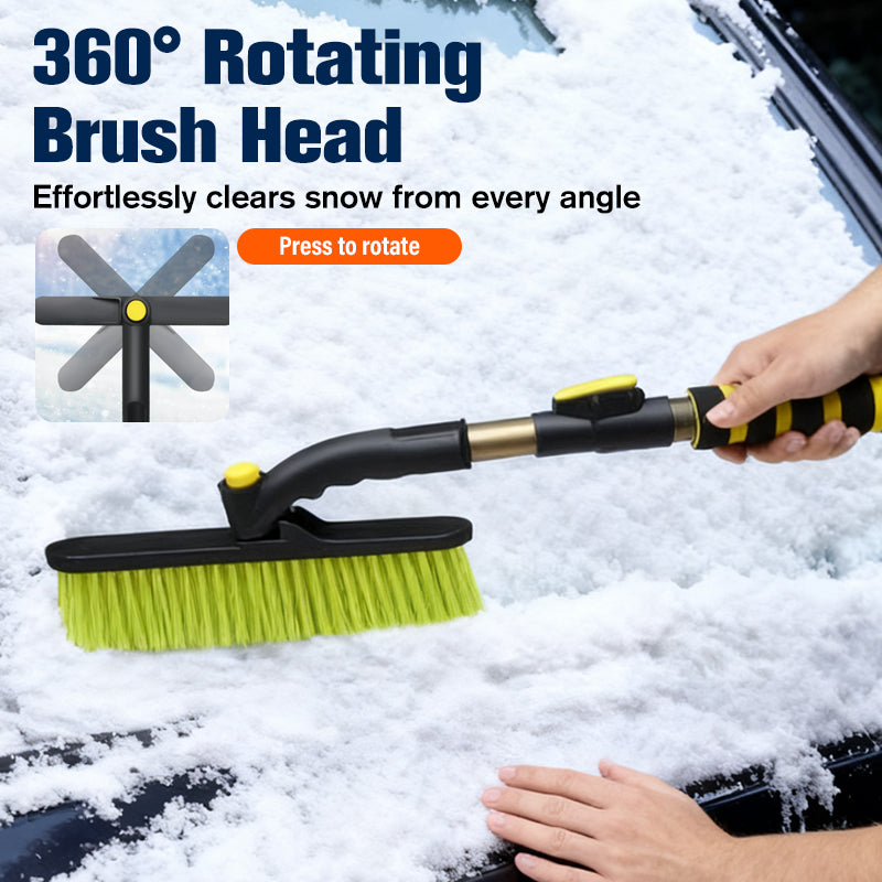 ⏰ 50% RABATT!❄️ Multifunktionaler Auto-Schneebesen – ausziehbar, drehbar, abnehmbar & lackschonend🚗