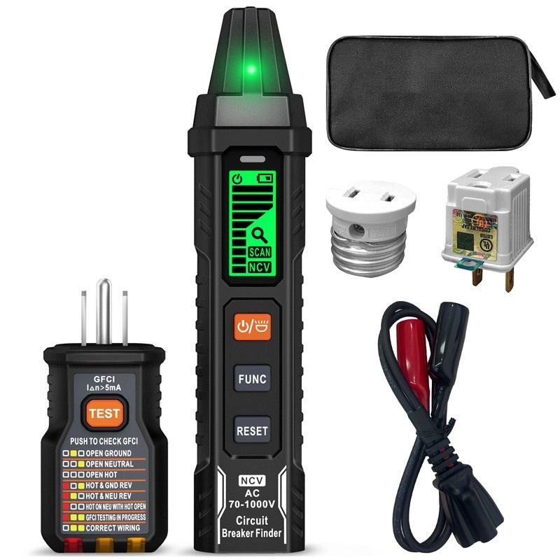 ⚡ 50% RABATT!🔍🔌 Multifunktionaler Leitungssucher & Stromkreisfinder – Kabelsuchgerät mit NCV & Steckdosentester