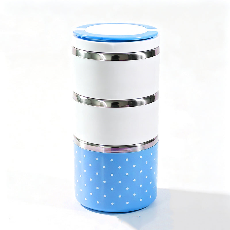 ⏰ NUR FÜR KURZE ZEIT: 50% RABATT!🍱 Edelstahl-Lunchbox mit Deckel – erhöhtes Design, isoliert & tragbar für Schule, Büro & unterwegs