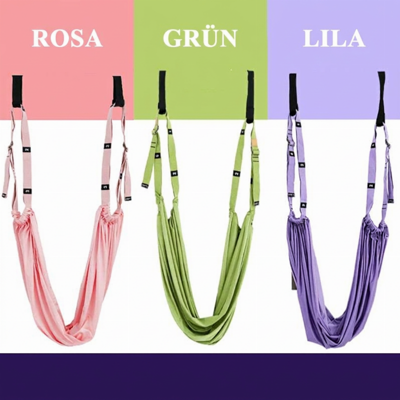 🧘‍♀️ Aerial Yoga Hängematte für sanfte Dehnung & Rückengesundheit – ideal für Zuhause, Anfänger & Senioren