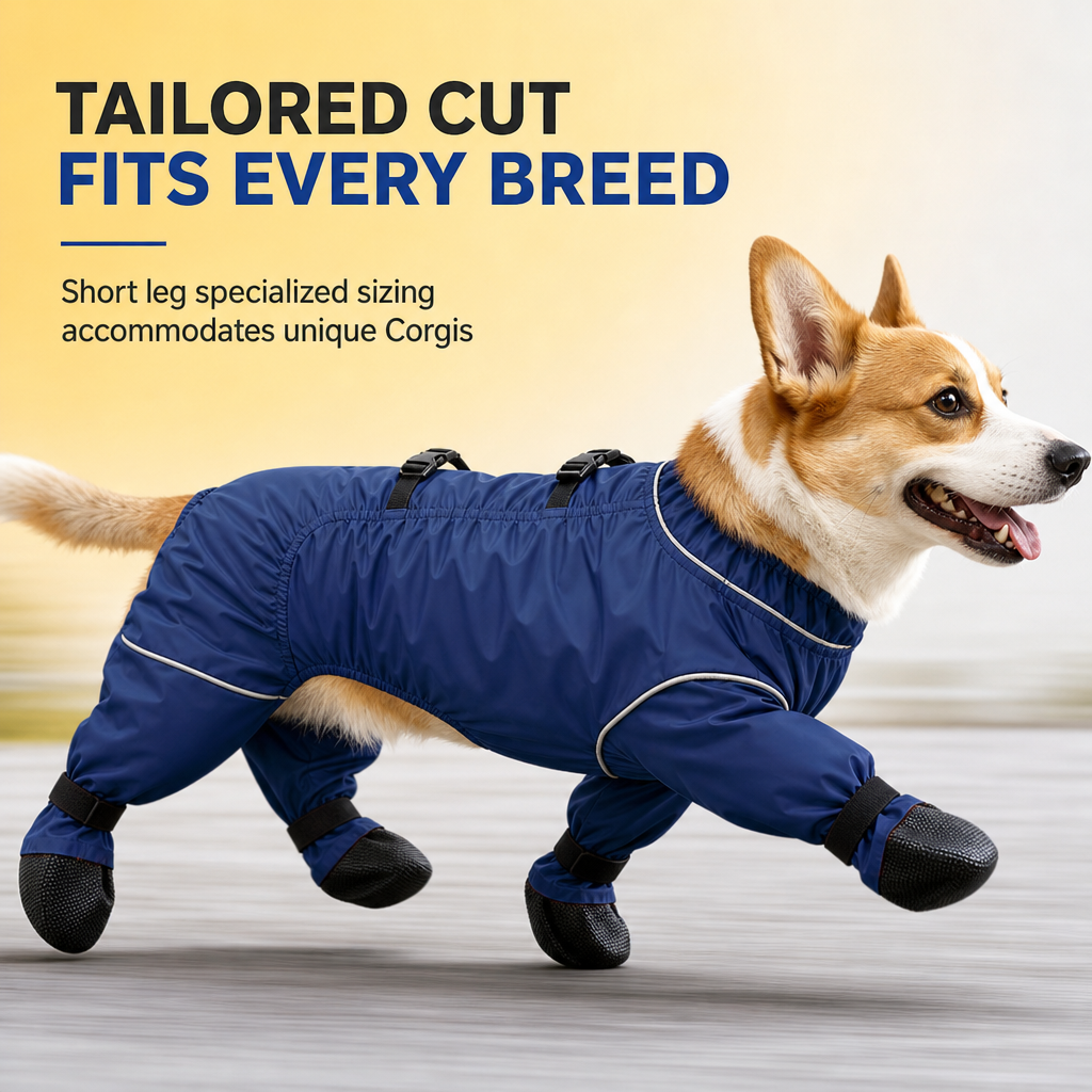 🐶🐾 Wasserdichte & rutschfeste Hundeschuhe mit weicher Sohle – Pfotenschutz für kleine & mittlere Hunde💧