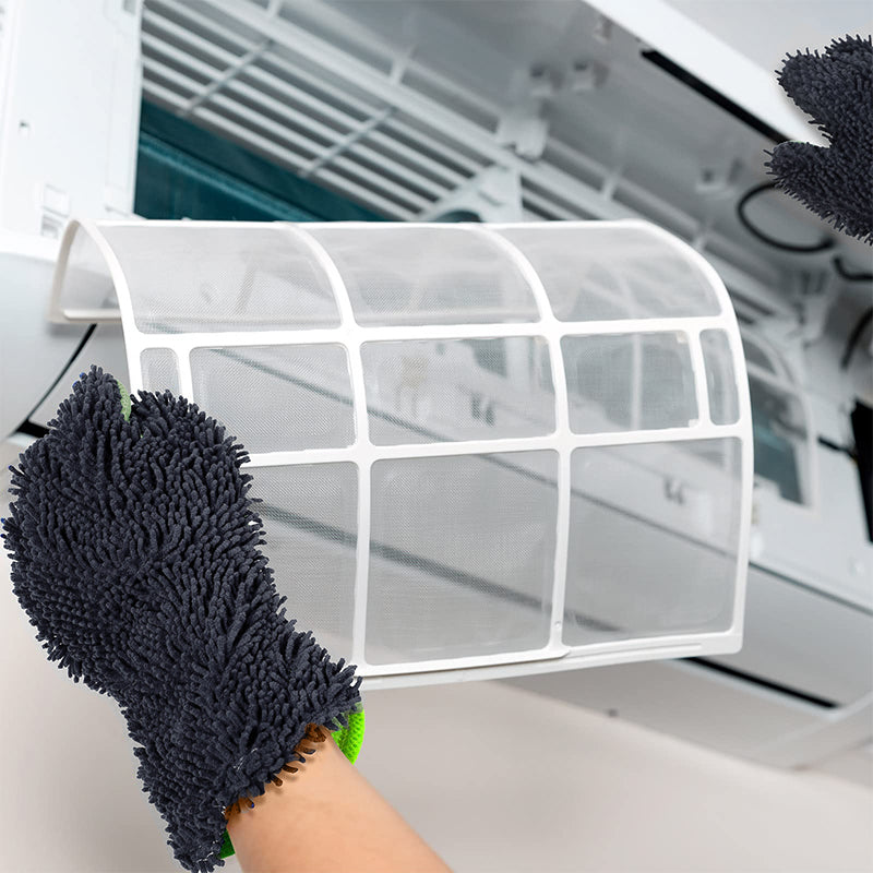 🧽🧤 Verdickter Waschhandschuh mit 5 Fingern – 3D-Wabennetz, ideal für Autowäsche & Haushalt