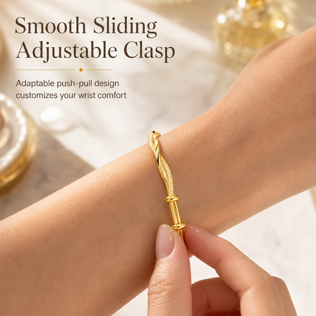 💎 Elegante Möbius-Armband in Solidity-Design – modischer Schmuck als Geburtstagsgeschenk für Frauen