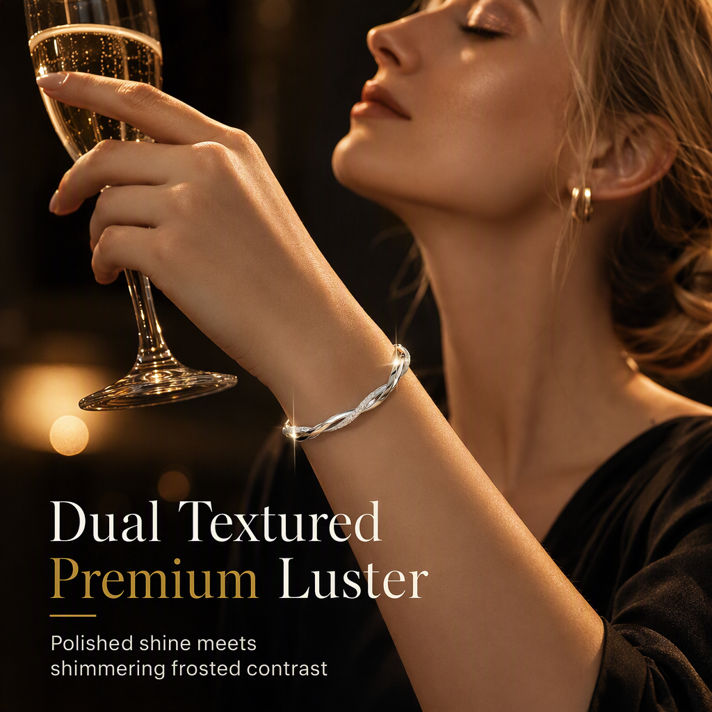 💎 Elegante Möbius-Armband in Solidity-Design – modischer Schmuck als Geburtstagsgeschenk für Frauen