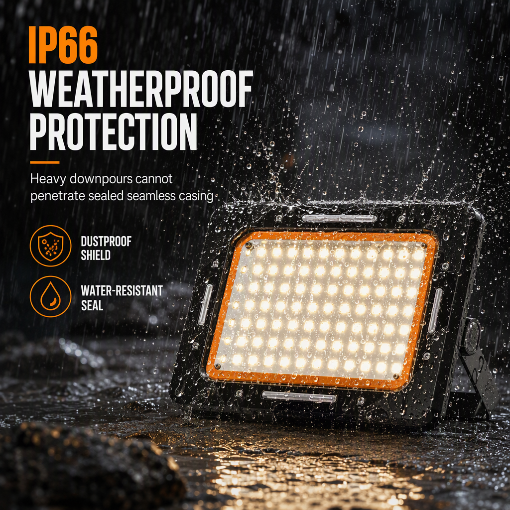 🏕️ Wiederaufladbare LED-Campingleuchte mit Solarpanel – 3 Helligkeitsstufen, wetterfest, für Zelten, Garten, Werkstatt und Stromausfall