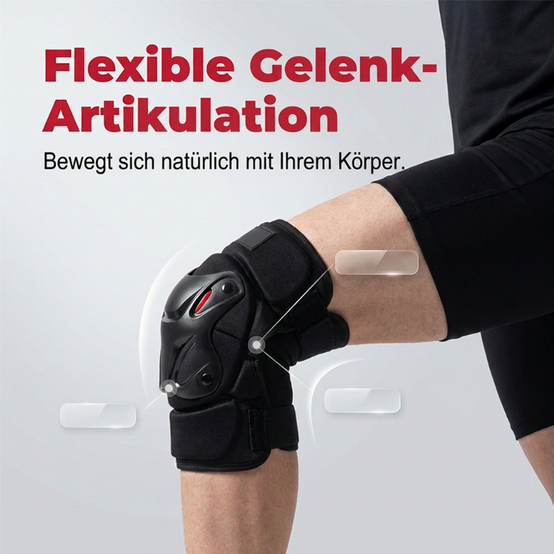 🔥50 % Rabatt🛡️ Knieschoner & Ellbogenschützer Set – stoßfest & rutschfest für Outdoor, Skateboard, Radfahren & Wandern