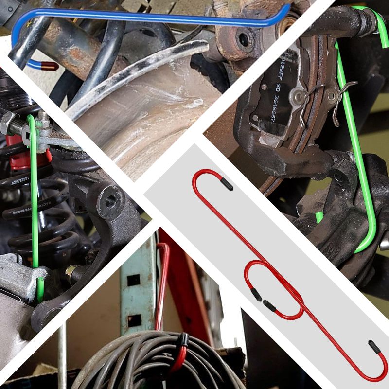 🔧 S-förmige Bremszangen-Haken (2 Stück) – zum sicheren Aufhängen der Bremszange beim Bremsbelagwechsel