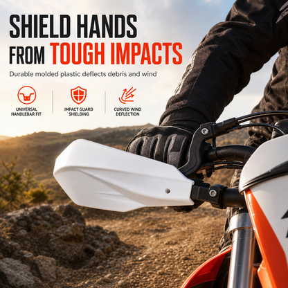 🏍️ Universelle Handprotektoren für ATV, Quad & Offroad – stoßfester Kunststoff-Schutz für Lenker & Hände