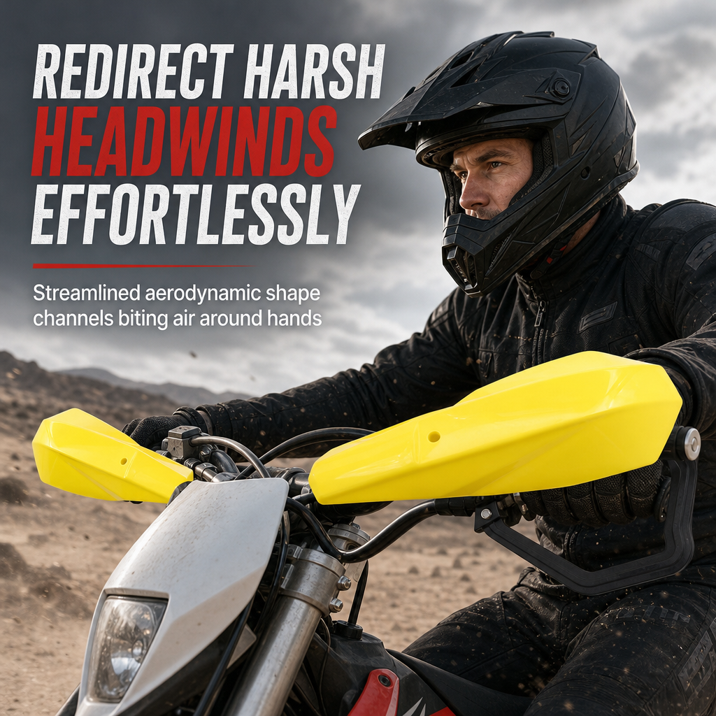 🏍️ Universelle Handprotektoren für ATV, Quad & Offroad – stoßfester Kunststoff-Schutz für Lenker & Hände