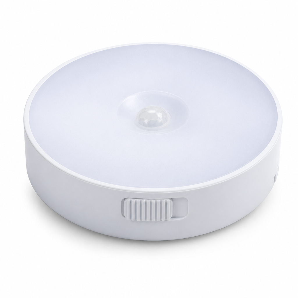 💡 Aufladbares LED-Nachtlicht mit Bewegungssensor & Dauermodus – kabellos für Schränke, Flure & Korridore