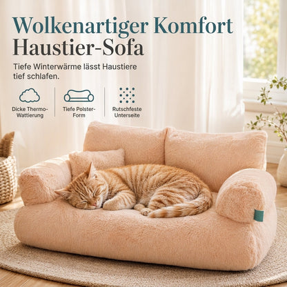 ☁️Begrenzte Zeit 50% Rabatt🛋️Warme Winter Haustierbette, weiches Katzen Sofa und Hundebett Kissen für Katzen und Hunde