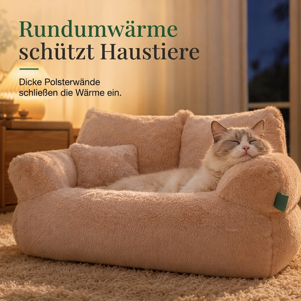 ☁️Begrenzte Zeit 50% Rabatt🛋️Warme Winter Haustierbette, weiches Katzen Sofa und Hundebett Kissen für Katzen und Hunde