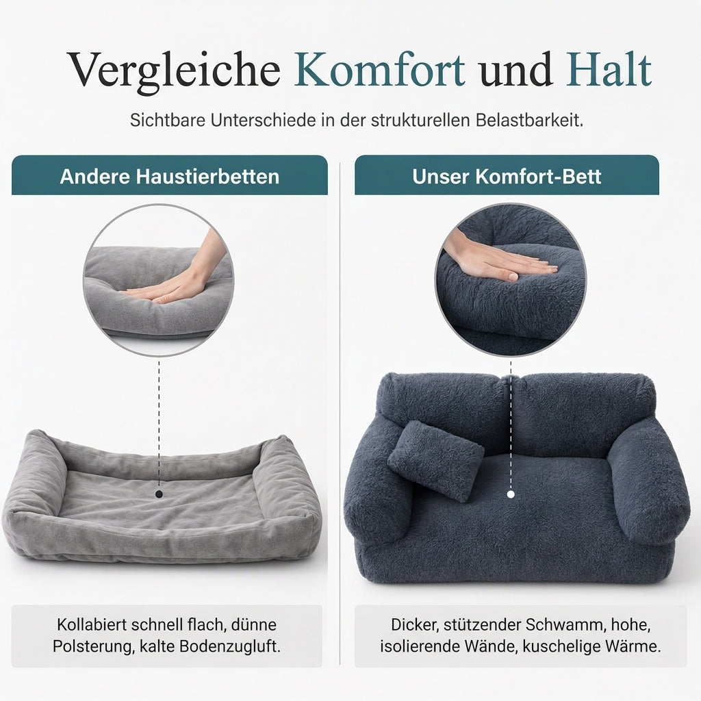 ☁️Begrenzte Zeit 50% Rabatt🛋️Warme Winter Haustierbette, weiches Katzen Sofa und Hundebett Kissen für Katzen und Hunde