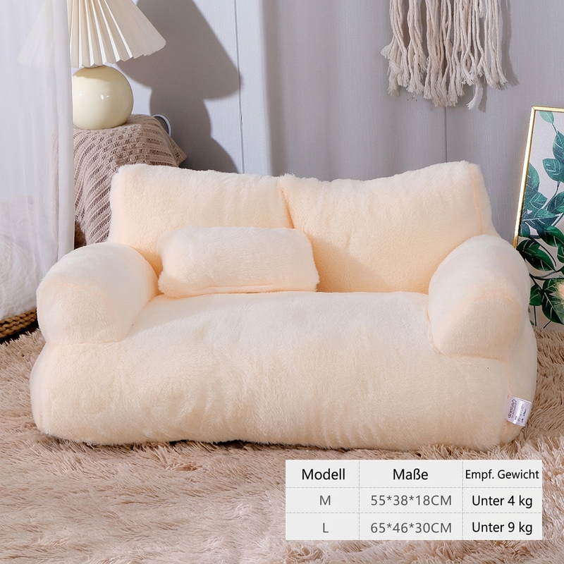 ☁️Begrenzte Zeit 50% Rabatt🛋️Warme Winter Haustierbette, weiches Katzen Sofa und Hundebett Kissen für Katzen und Hunde