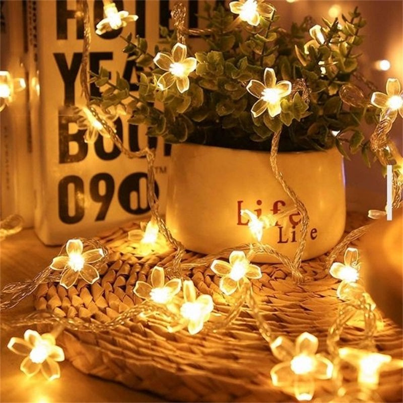 🎄 Außen-Lichterkette warmweiß, IP44 – wetterfeste LED-Dekobeleuchtung für Garten, Terrasse, Balkon und Weihnachtsdekoration