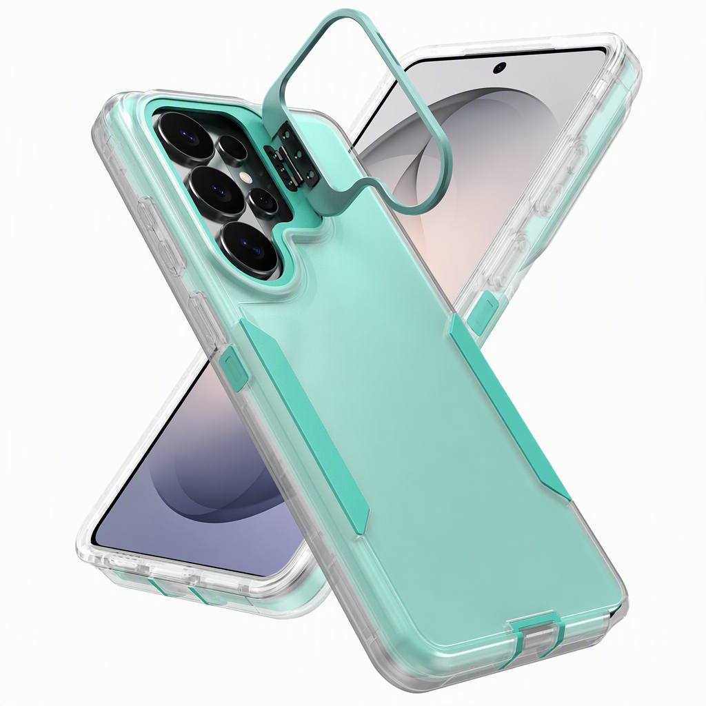 🔥50% RABATT! 📱 Stoßfeste Handyhülle mit Metall-Kamera-Ständer – universell für Samsung & viele weitere Modelle