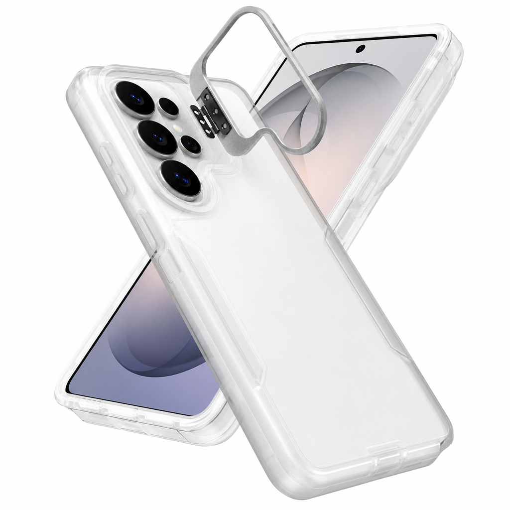 🔥50% RABATT! 📱 Stoßfeste Handyhülle mit Metall-Kamera-Ständer – universell für Samsung & viele weitere Modelle