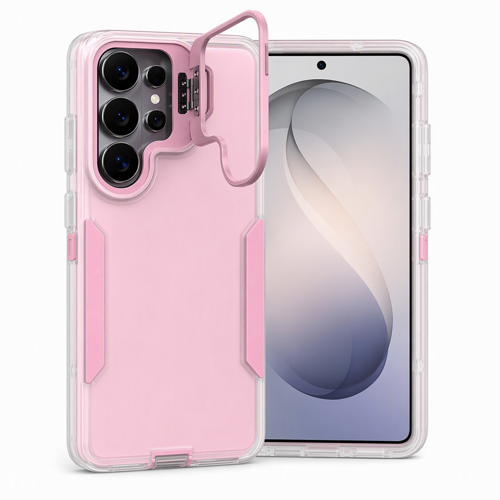 🔥50% RABATT! 📱 Stoßfeste Handyhülle mit Metall-Kamera-Ständer – universell für Samsung & viele weitere Modelle