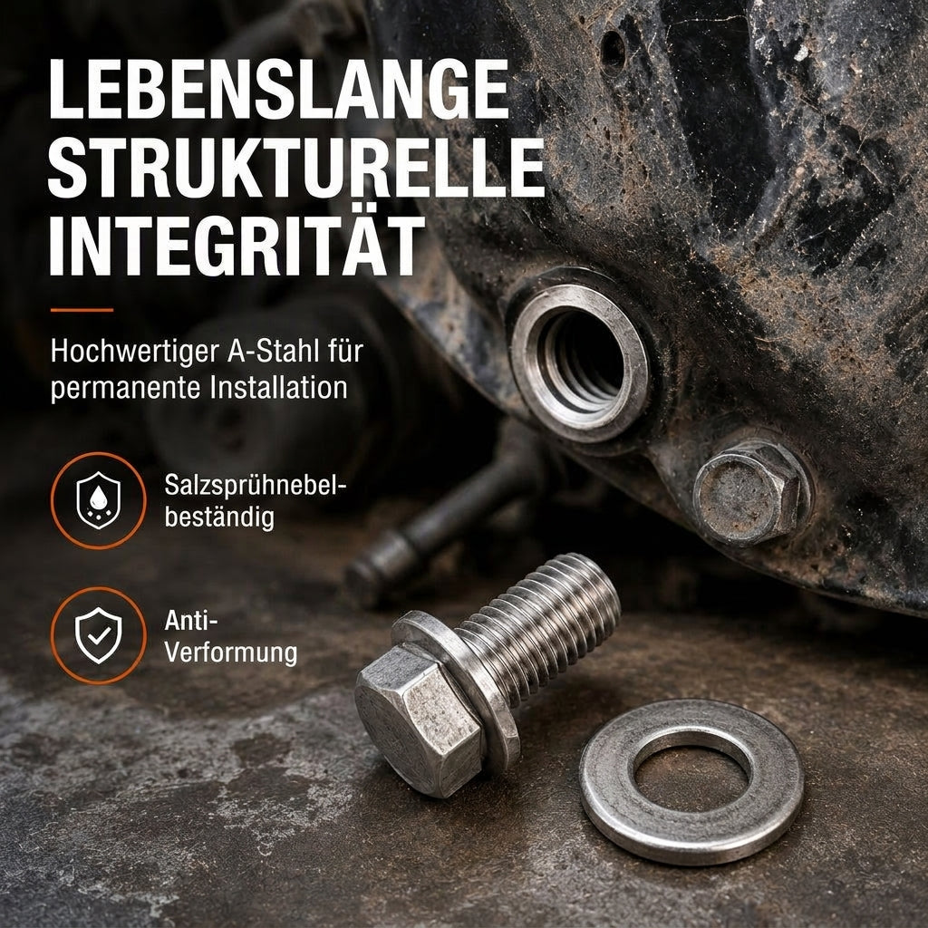 🔩 Edelstahl-Unterlegscheiben Sortiment M2-M12 – 180 Teile, 9 Größen, inkl. Aufbewahrungsbox