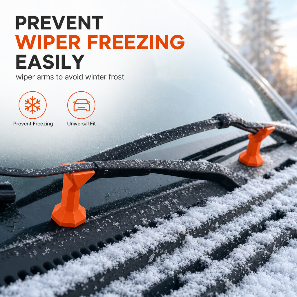 📢📢50% RABATT !!⏰2er-Pack Scheibenwischerabdeckung aus Kunststoff fürs Auto, Frostschutz-Wischerabdeckung für den Winter