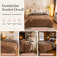 🛏️ Nur kurze Zeit 50% Rabatt! Dicke gesteppte Winterdecke aus Schneeflocken-Samt, kuschelig warm ❄️