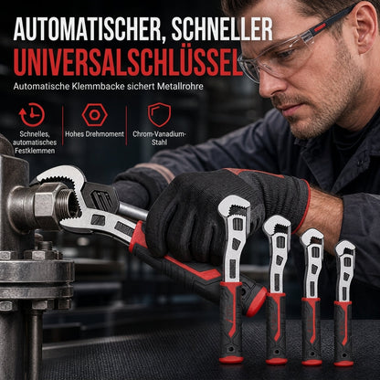 📢📢50% RABATT !!⏰Multifunktionaler verstellbarer Schraubenschlüssel mit Schnelleinstellung, universelles Handwerkzeug