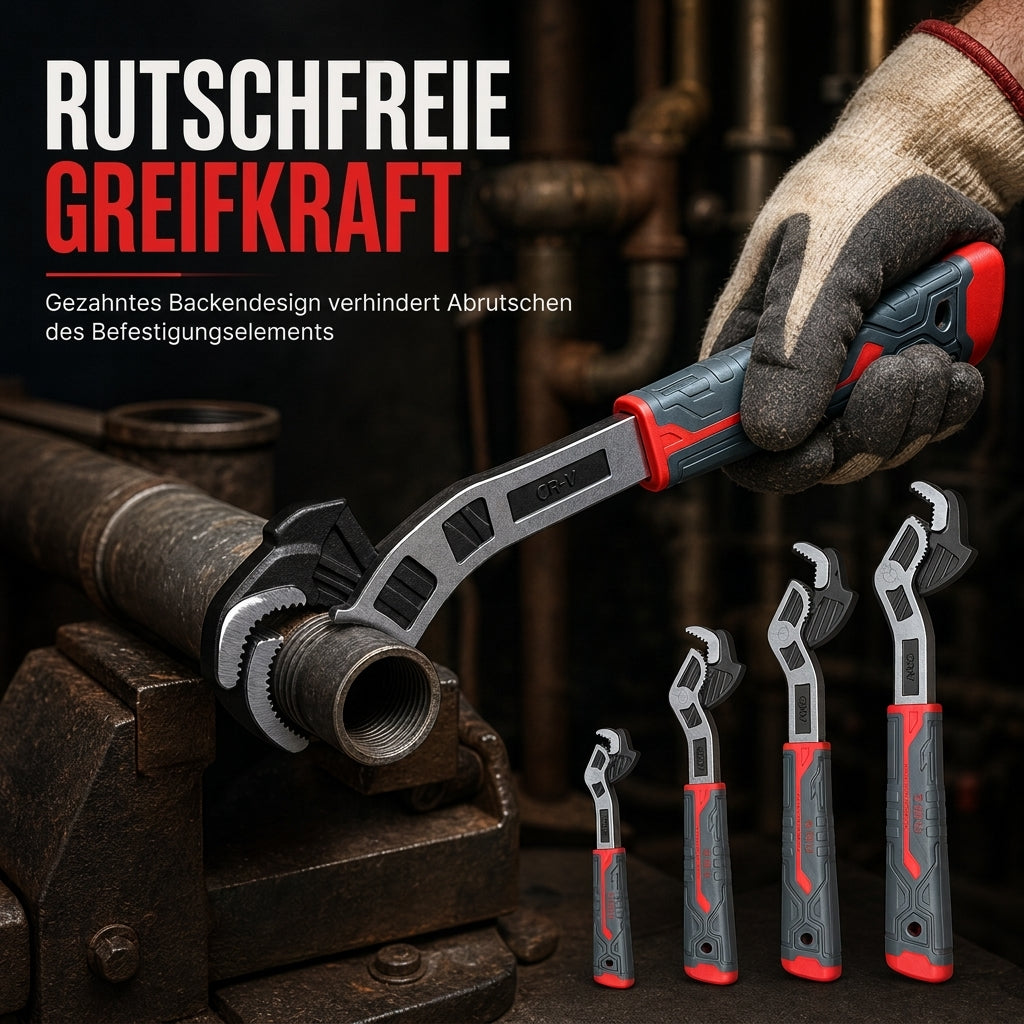 📢📢50% RABATT !!⏰Multifunktionaler verstellbarer Schraubenschlüssel mit Schnelleinstellung, universelles Handwerkzeug