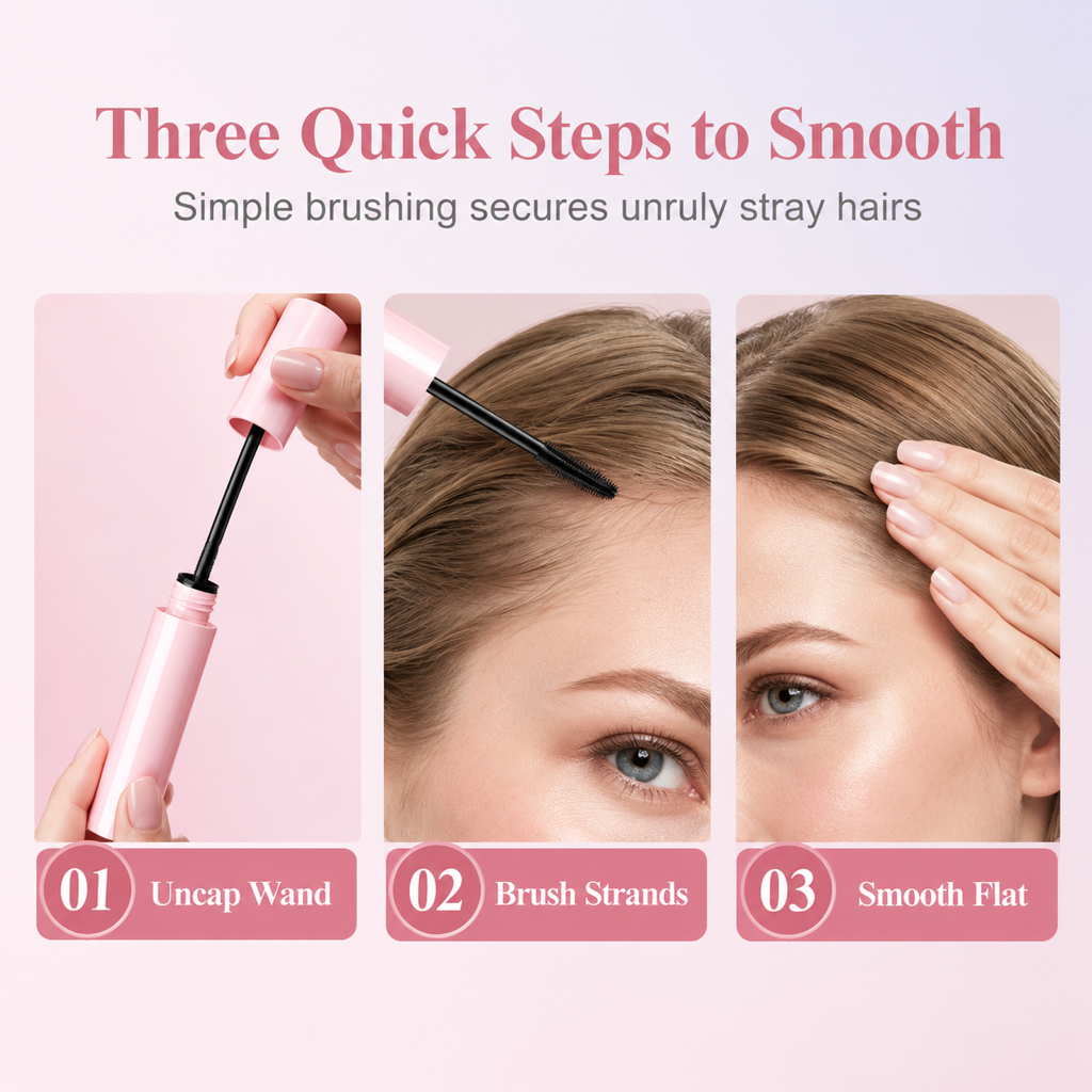 💇‍♀️ Haar-Finish-Fluid gegen fliegende Haare – bändigt & fixiert widerspenstige Frisuren, langanhaltend