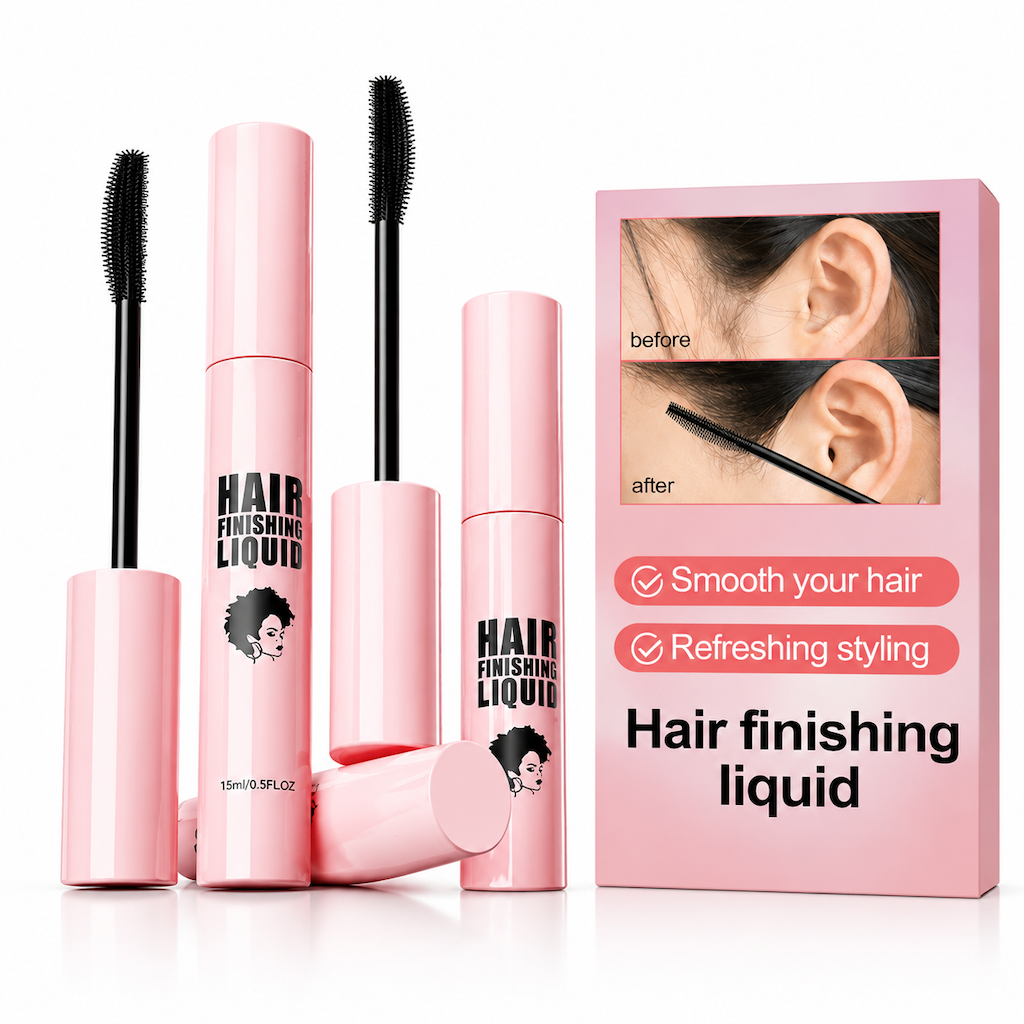 💇‍♀️ Haar-Finish-Fluid gegen fliegende Haare – bändigt & fixiert widerspenstige Frisuren, langanhaltend