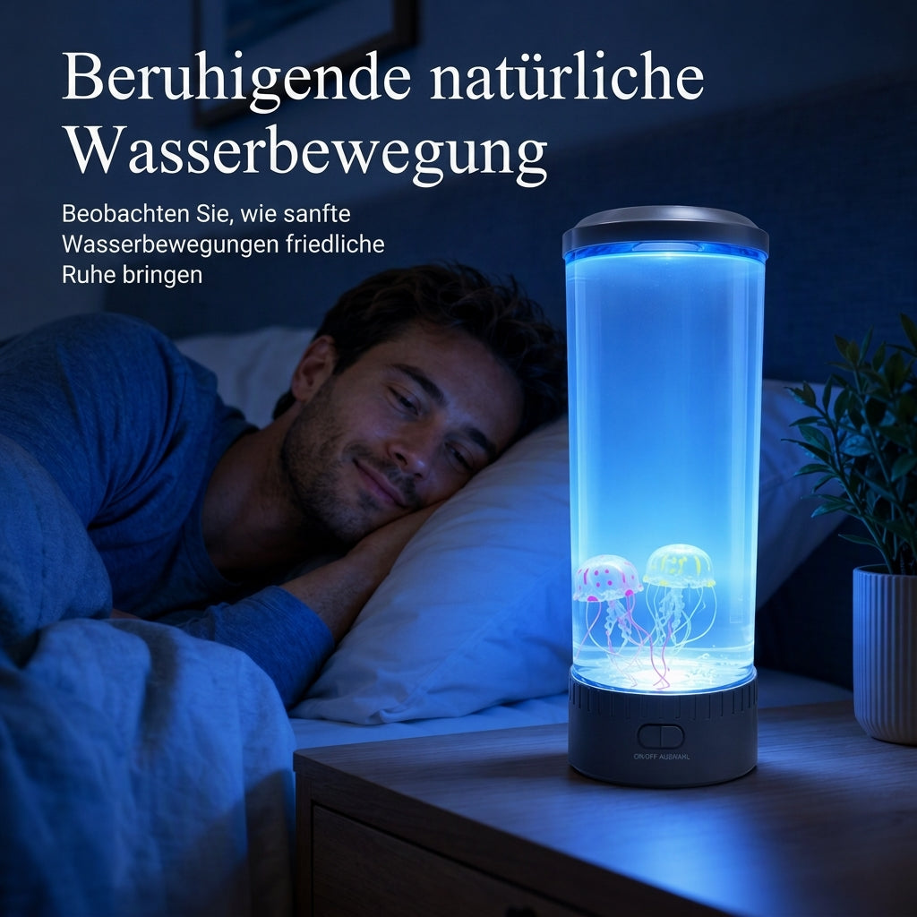 📢📢50% RABATT !!⏰USB LED Quallen-Aquarium Stimmungslicht