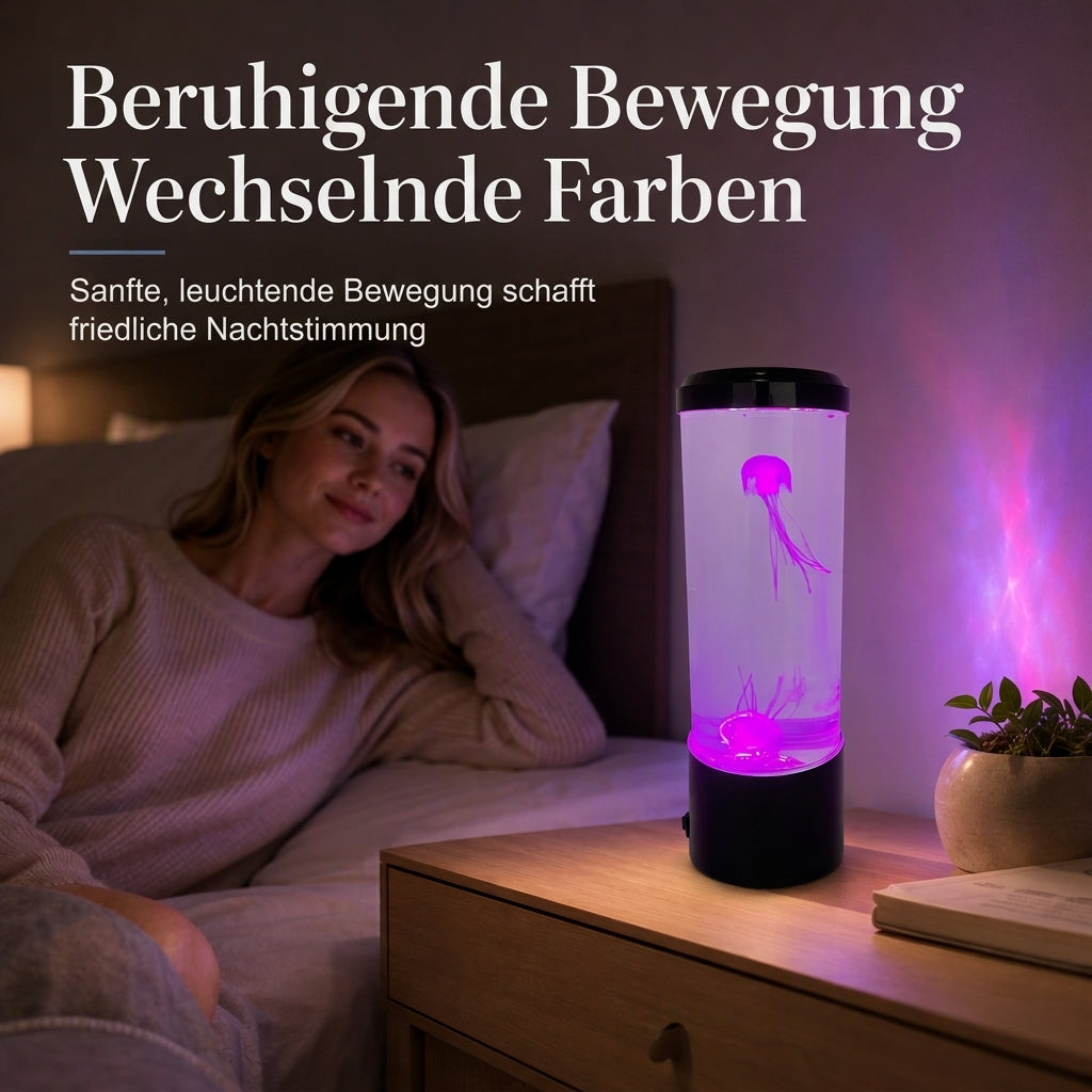 📢📢50% RABATT !!⏰USB LED Quallen-Aquarium Stimmungslicht