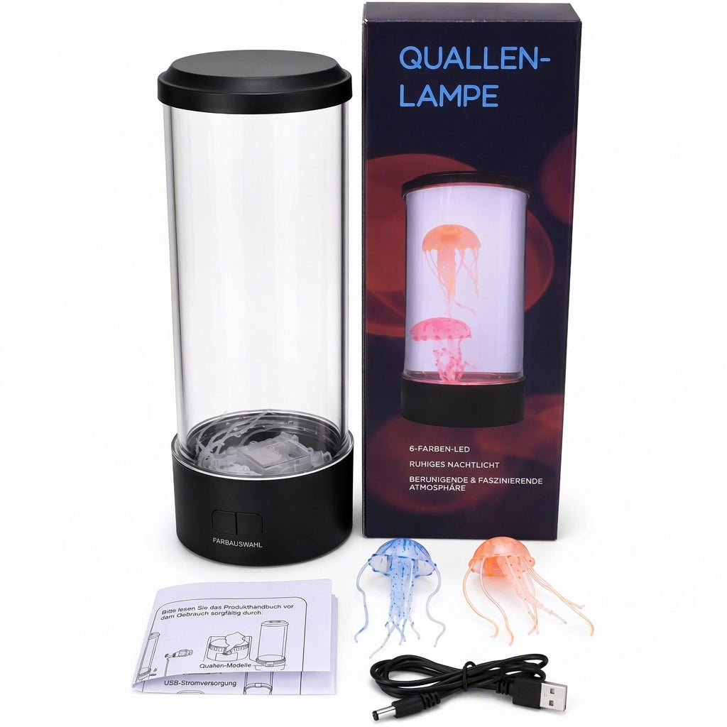 📢📢50% RABATT !!⏰USB LED Quallen-Aquarium Stimmungslicht