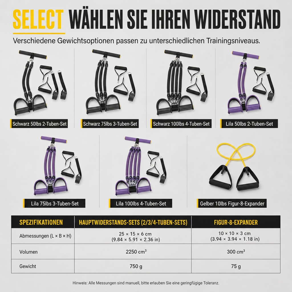 📢📢50% RABATT !!🏋️ Multifunktionaler Fuß-Pedal-Expander – Widerstandsband für Bauch, Beine & Po, ideal für Yoga & Pilates
